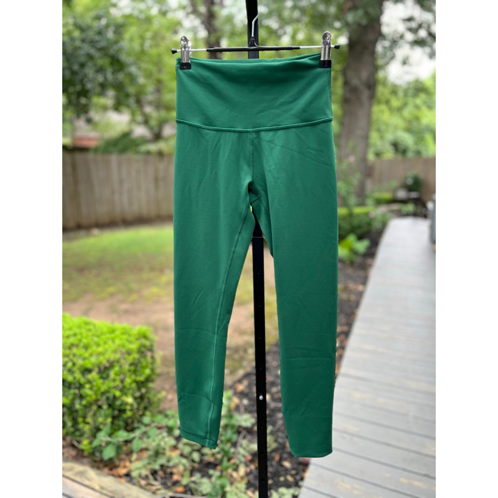 Lululemon Wunder train high-rise 25” leggings size 4 Everglade green W5CQDS